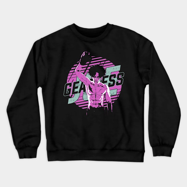 Gearless Joe || Megalo Box anime Crewneck Sweatshirt by nataly_owl